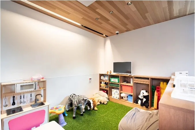 キッズスペース完備でお子様連れも安心!