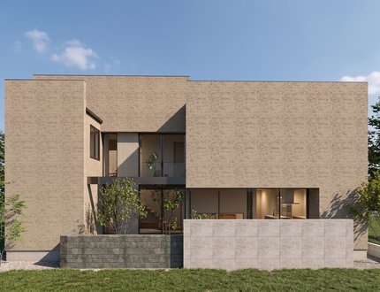 オオトリ建設　緑モデルハウス　外観パース